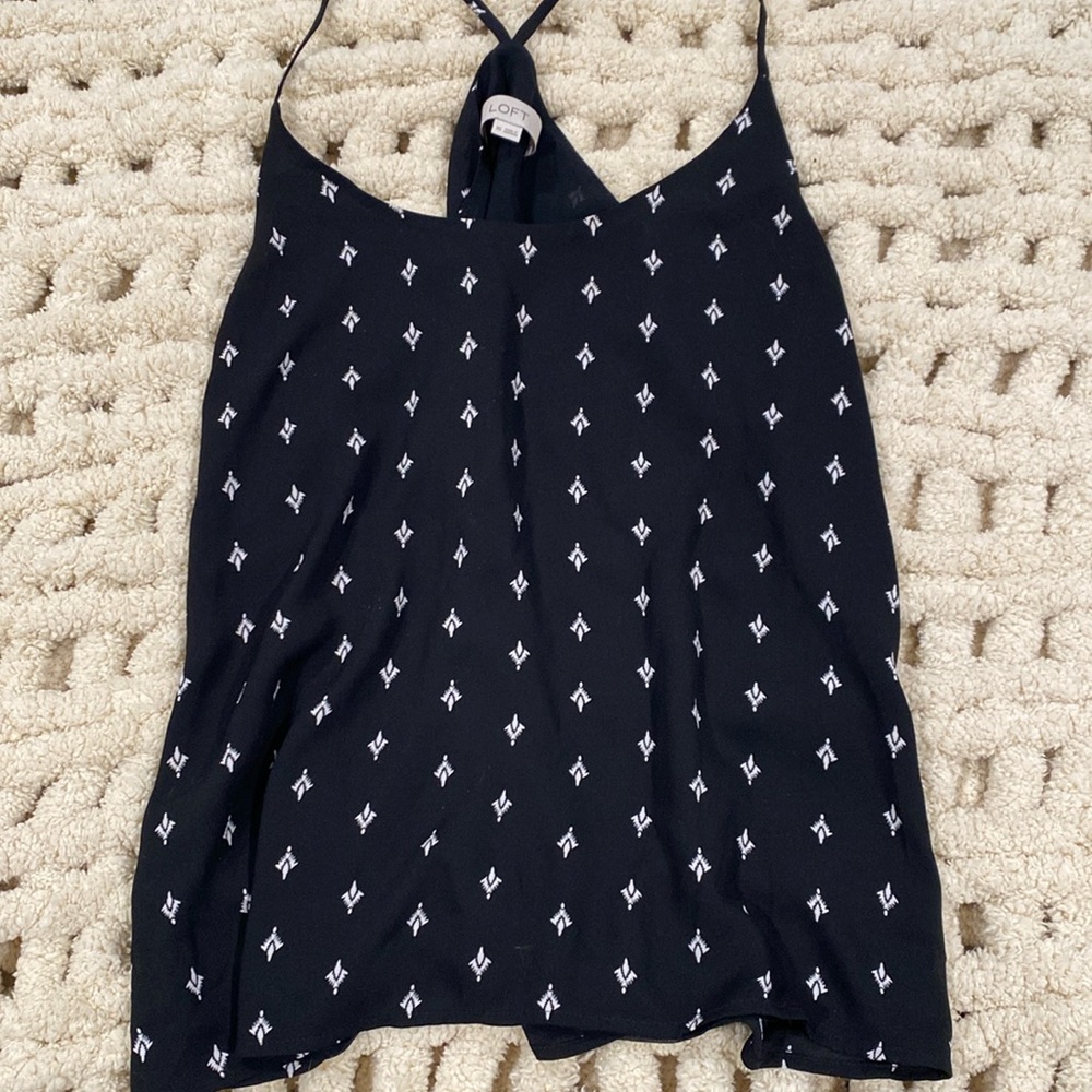 LOFT Racerback Blouse Tank Top